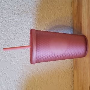 Grande Starbucks Pink Strawberry Lemonade Studded Tumbler